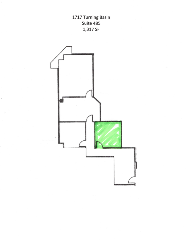 1717 Turning Basin Dr, Houston, TX for lease Site Plan- Image 1 of 1