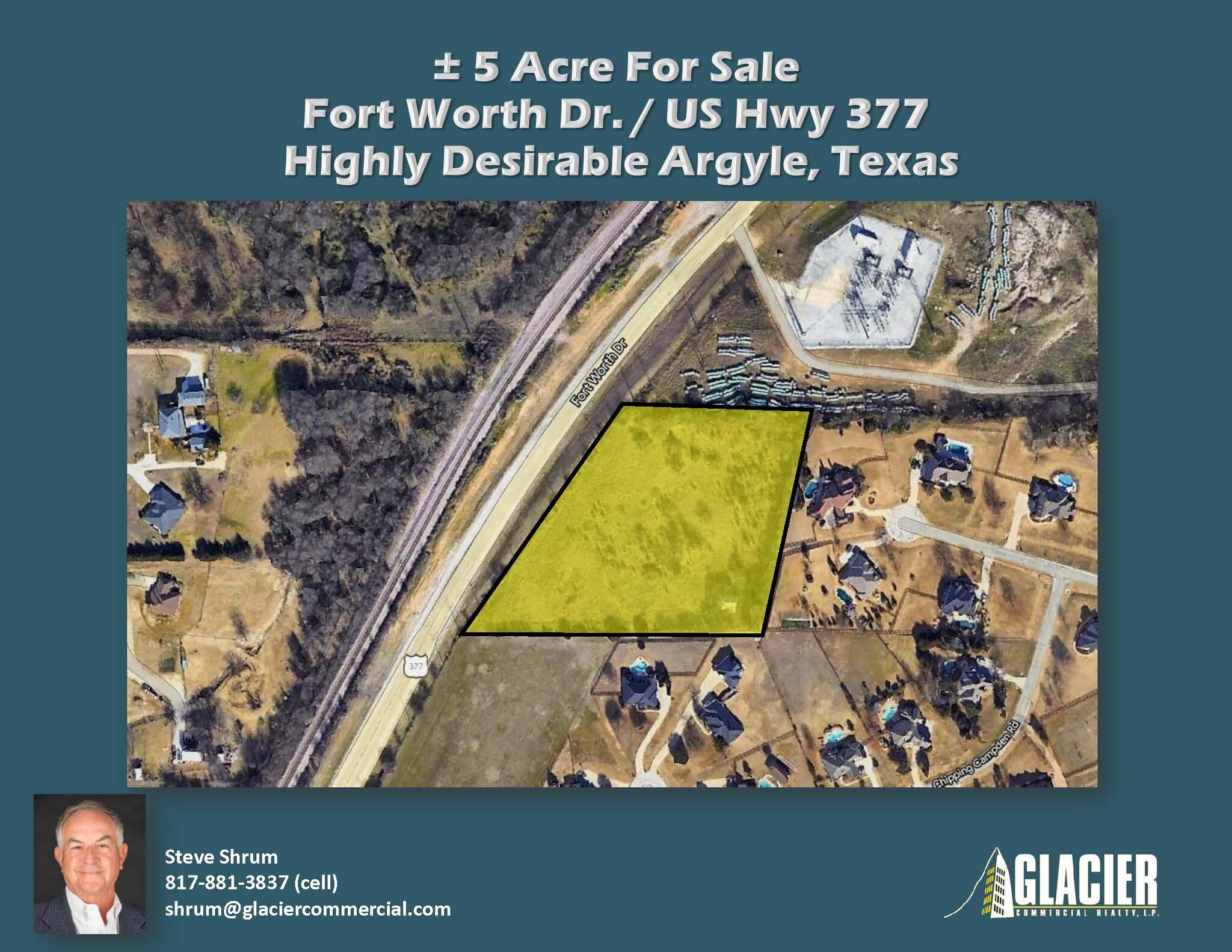 Fort Worth Dr & US Hwy 377, Argyle, TX for sale Primary Photo- Image 1 of 10