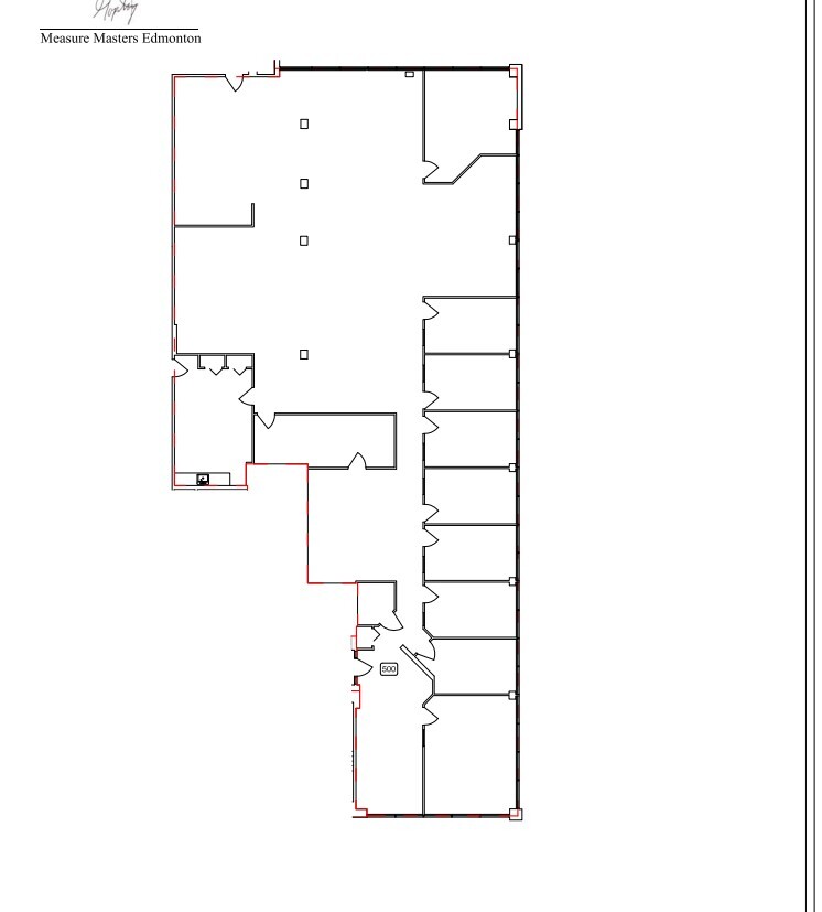 10310-10320 Jasper Ave NW, Edmonton, AB for lease Floor Plan- Image 1 of 1