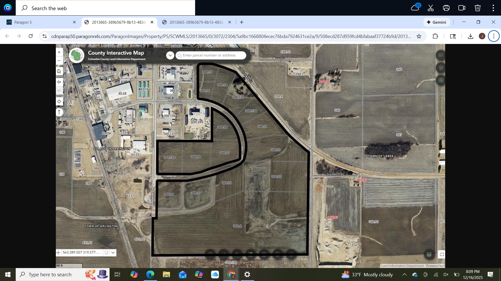 Highway 51, Arlington, WI for sale Aerial- Image 1 of 2