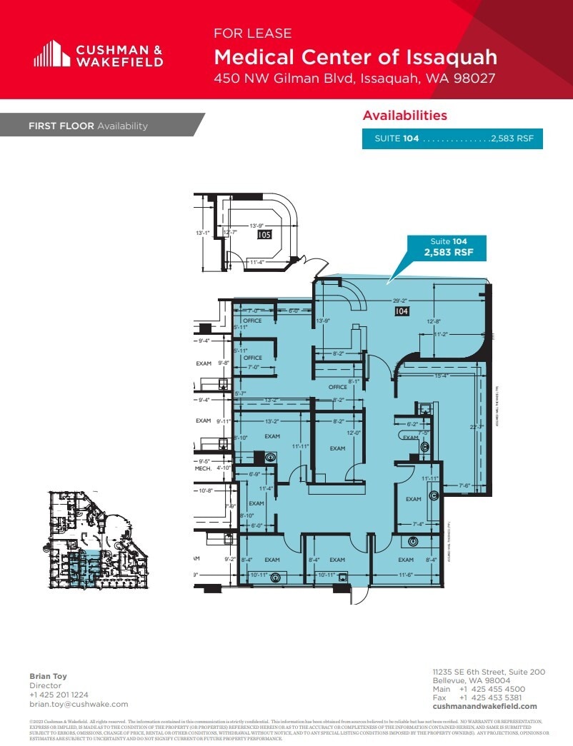 450 NW Gilman Blvd, Issaquah, WA for lease Floor Plan- Image 1 of 1