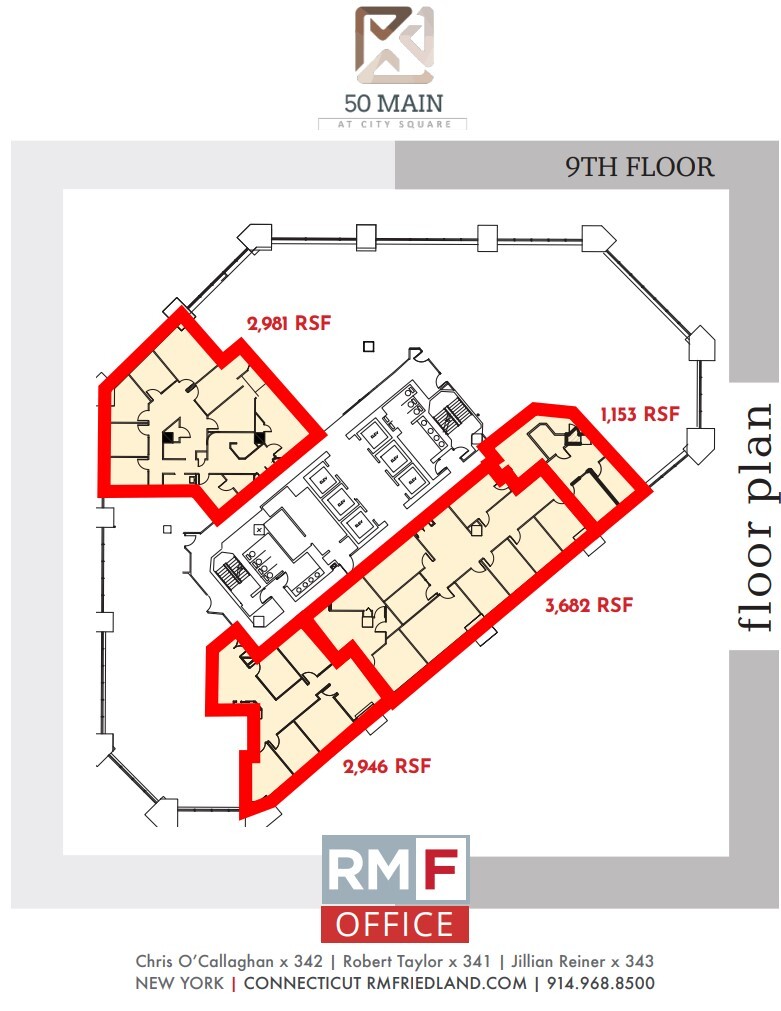 50 Main St, White Plains, NY for lease Floor Plan- Image 1 of 1