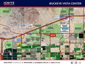 E SEC of Yuma Rd and Watson Rd, Buckeye, AZ - AERIAL  map view