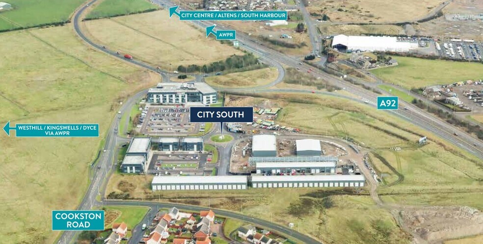 City South Office Park, Aberdeen for lease - Aerial - Image 2 of 2