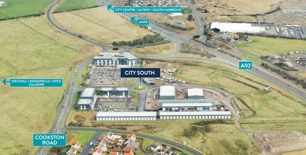 City South Office Park, Aberdeen, ABE - aerial  map view