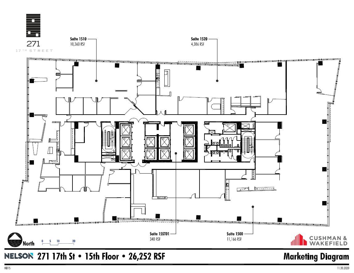 271 17th Street, Atlanta, GA for lease Floor Plan- Image 1 of 6