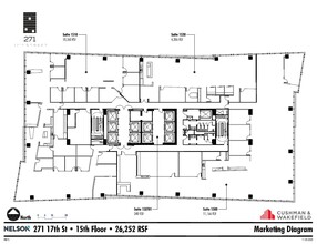 271 17th Street, Atlanta, GA for lease Floor Plan- Image 1 of 6