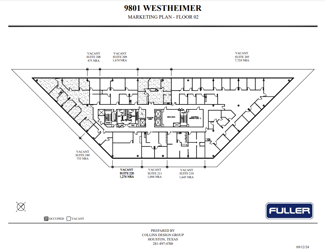 9801 Westheimer Rd, Houston, TX for lease Floor Plan- Image 1 of 1