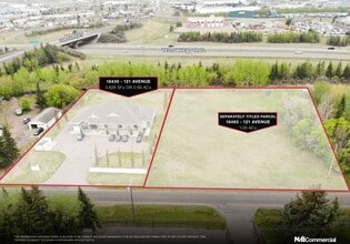 18435 121 Av NW, Edmonton, AB - AERIAL  map view