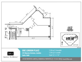 255 Queens Ave, London, ON for lease Floor Plan- Image 1 of 1