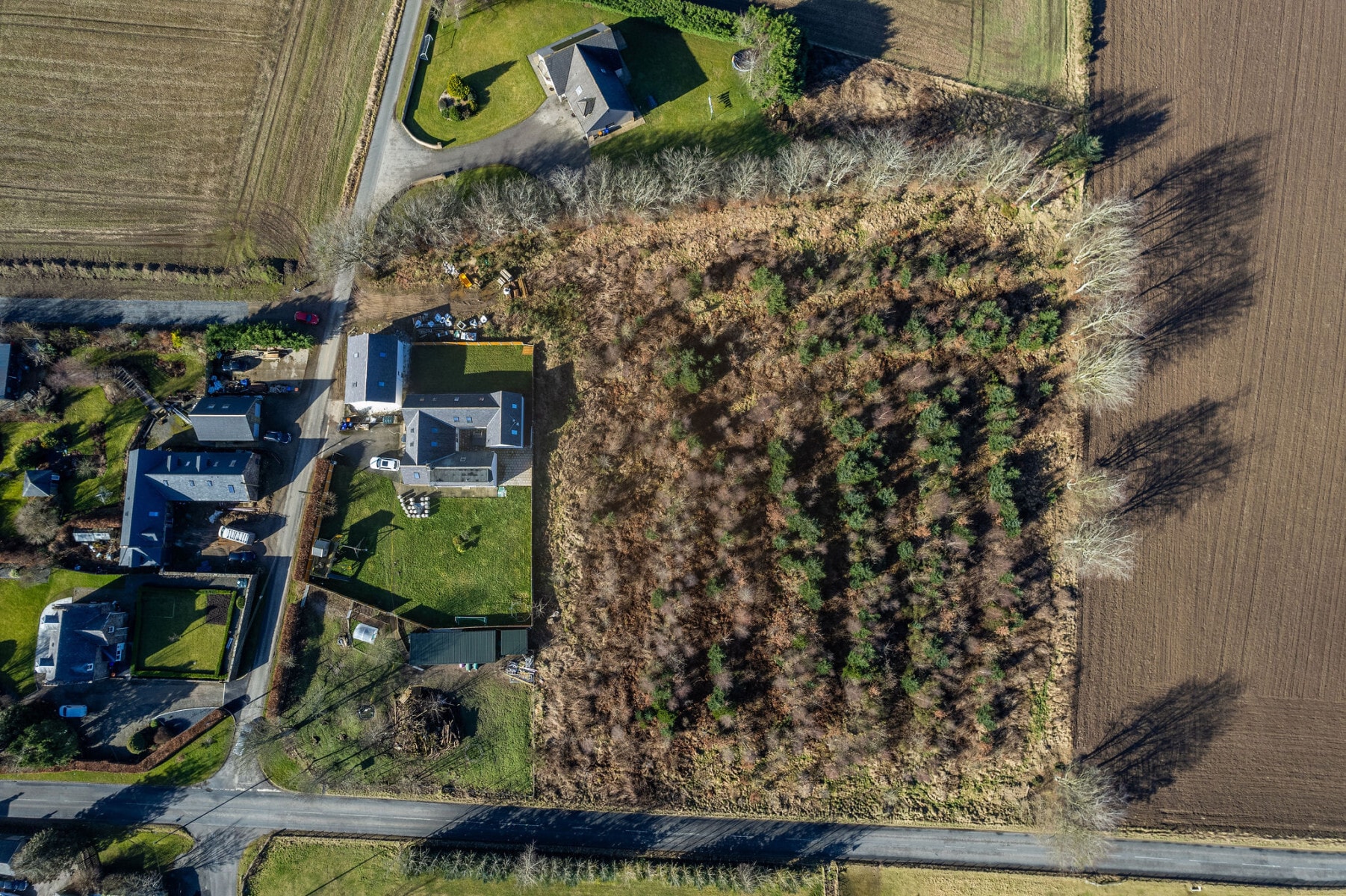 Wellington Wood, Turriff for sale Aerial- Image 1 of 3