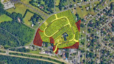 Bowers Park Rd, Frederick, MD - aerial  map view