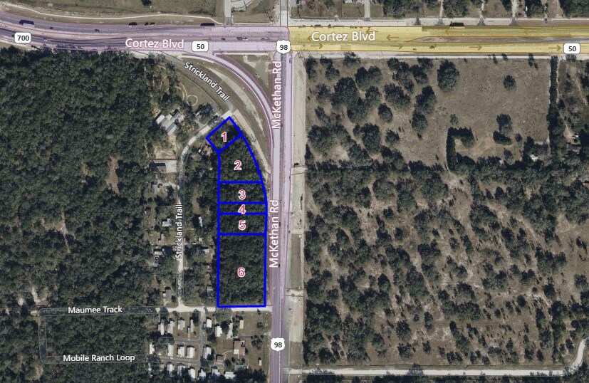 Cortez Blvd & McKethan rd, Dade City, FL for sale - Primary Photo - Image 1 of 1
