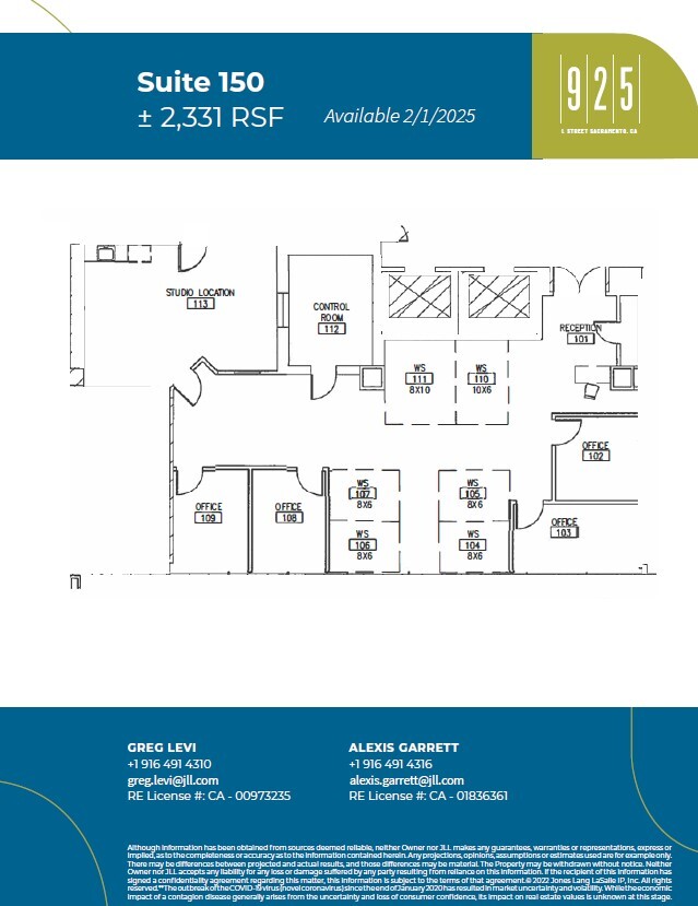 925 L St, Sacramento, CA for lease Floor Plan- Image 1 of 1