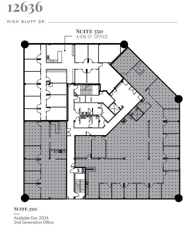 12626 High Bluff Dr, San Diego, CA for lease Floor Plan- Image 1 of 1