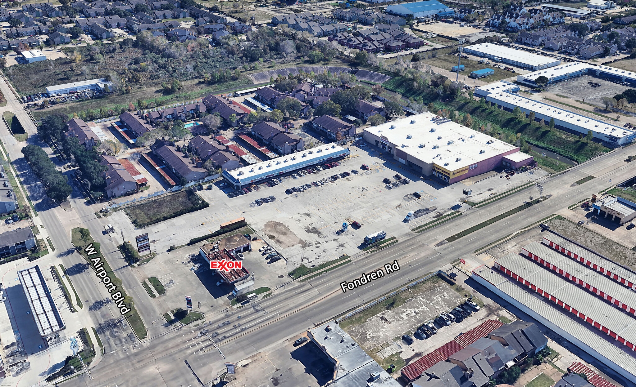 12235-12355 Fondren Rd, Houston, TX for lease Aerial- Image 1 of 9