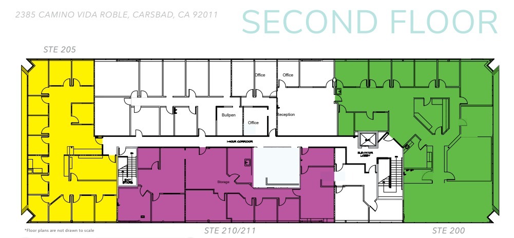 2385 Camino Vida Roble, Carlsbad, CA for lease Floor Plan- Image 1 of 1