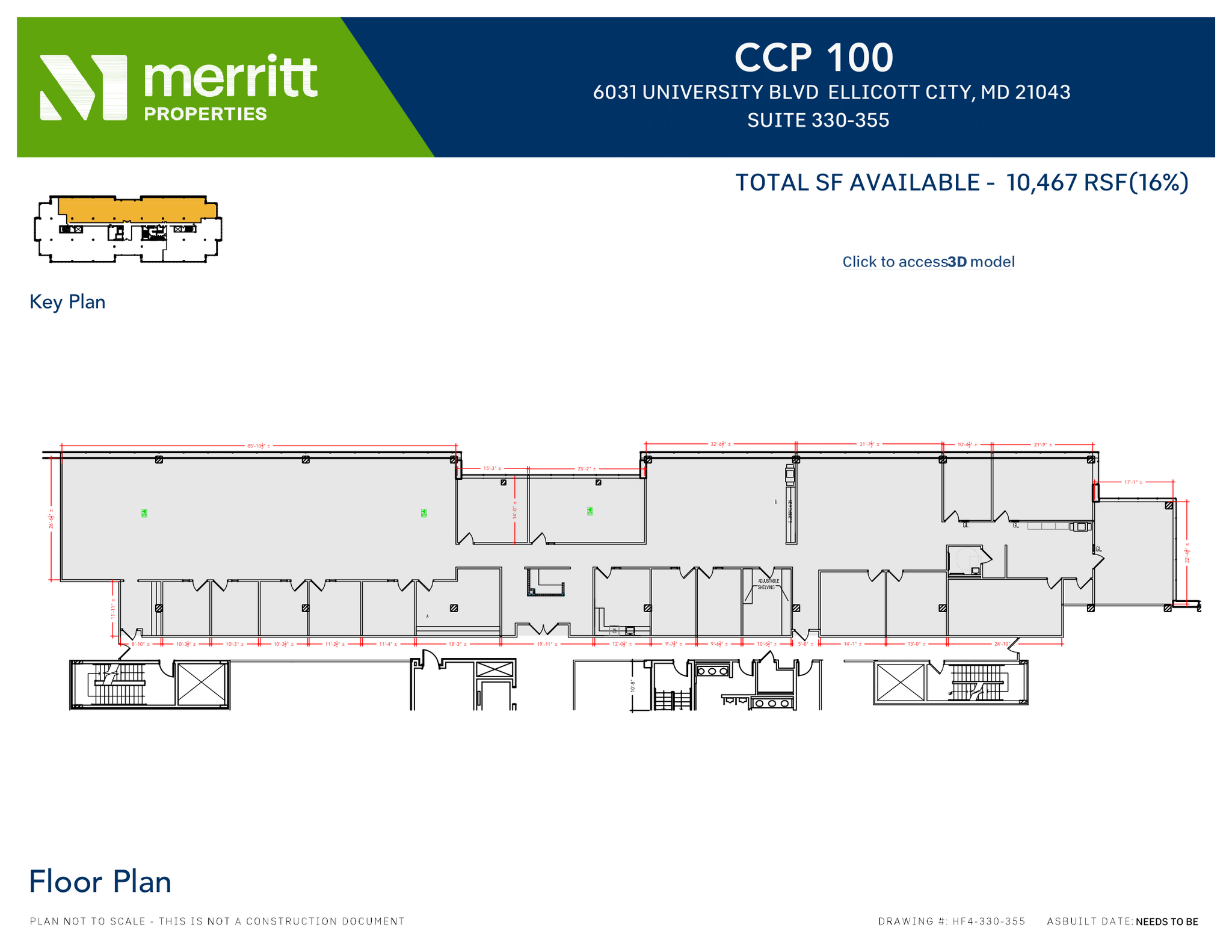 6010 University Blvd, Ellicott City, MD for lease Floor Plan- Image 1 of 1