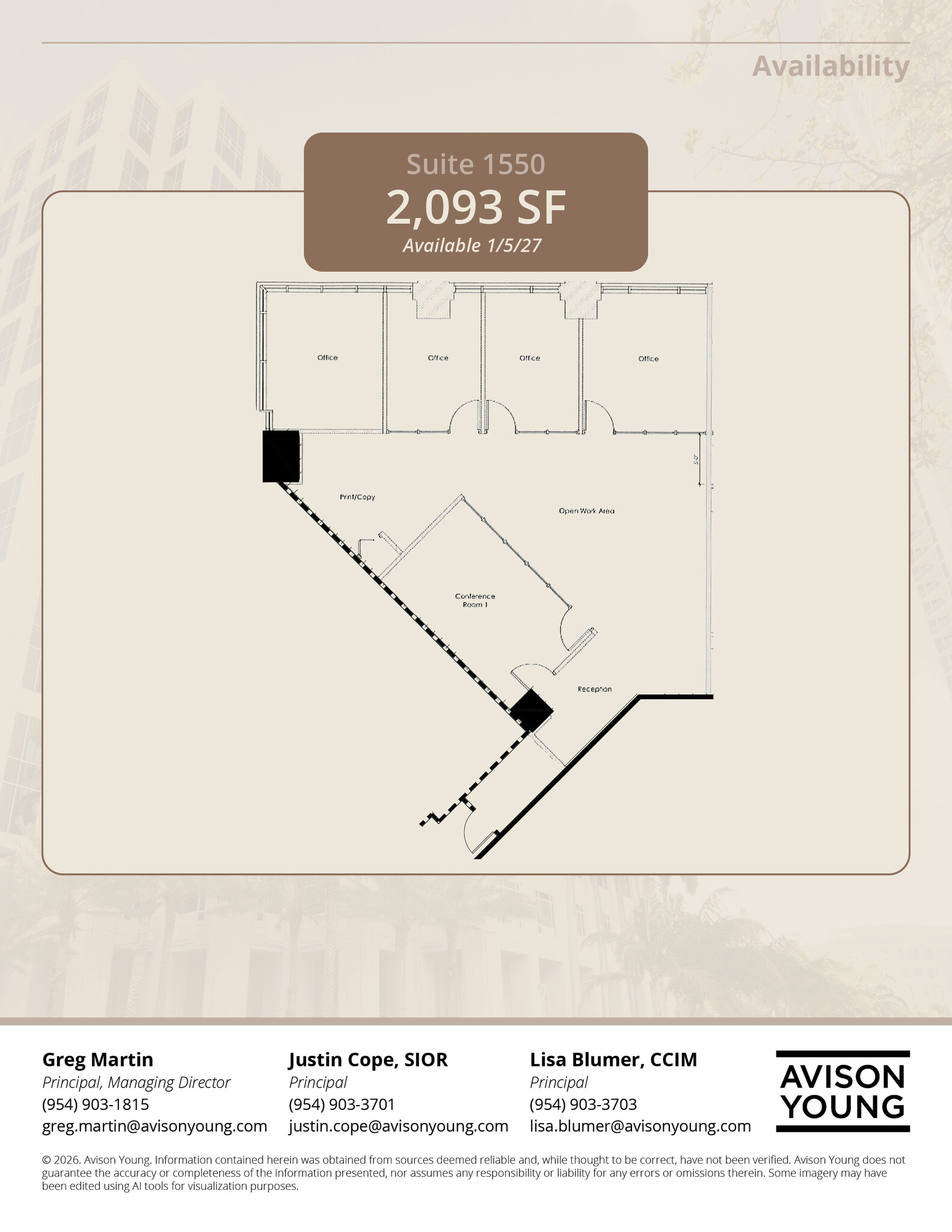 200 E Las Olas Blvd, Fort Lauderdale, FL for lease Floor Plan- Image 1 of 1