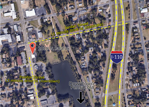 2070 N Palafox St, Pensacola, FL - aerial  map view