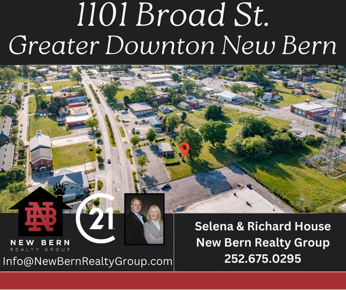 1101 Broad St, New Bern, NC for sale - Aerial - Image 2 of 18