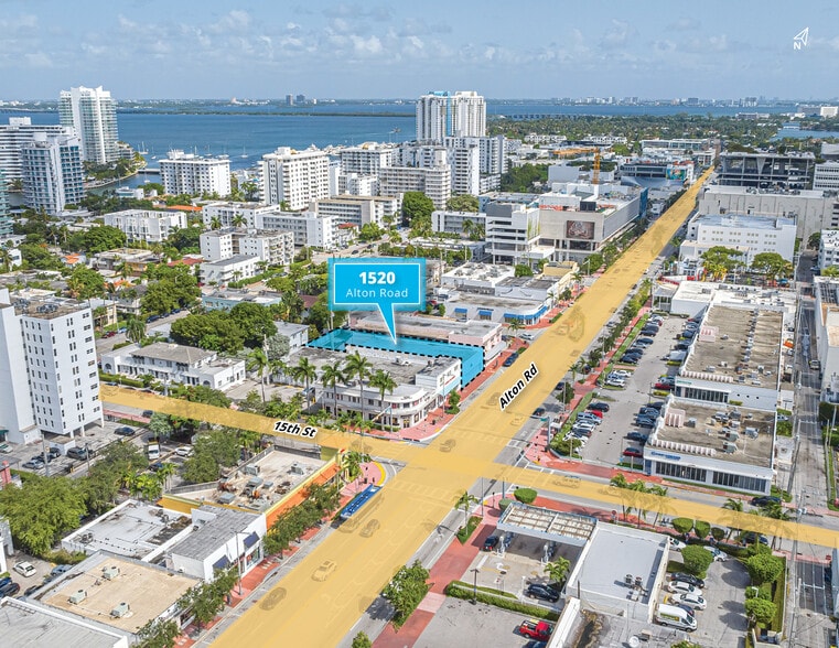 1520 Alton Rd, Miami Beach, FL for sale - Aerial - Image 2 of 9