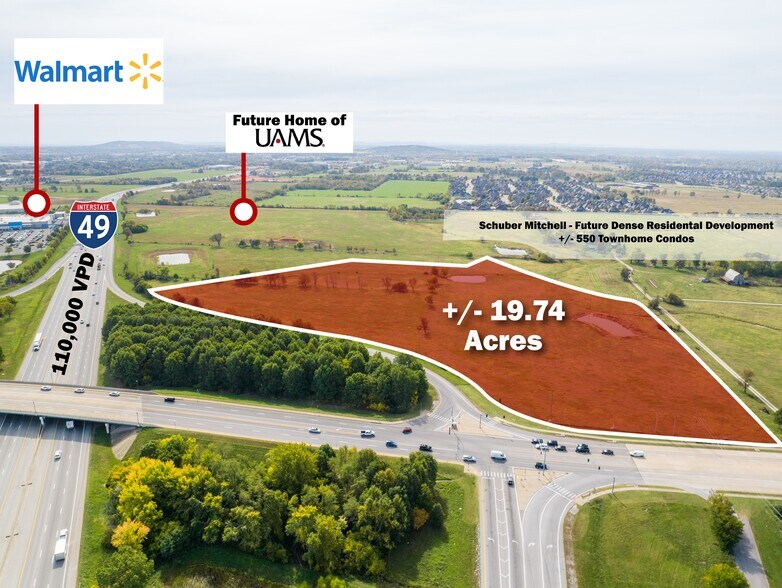 W Pleasant Grove Rd, Rogers, AR for sale - Building Photo - Image 1 of 43