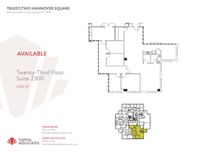 434 Fayetteville St, Raleigh, NC for lease Floor Plan- Image 1 of 1