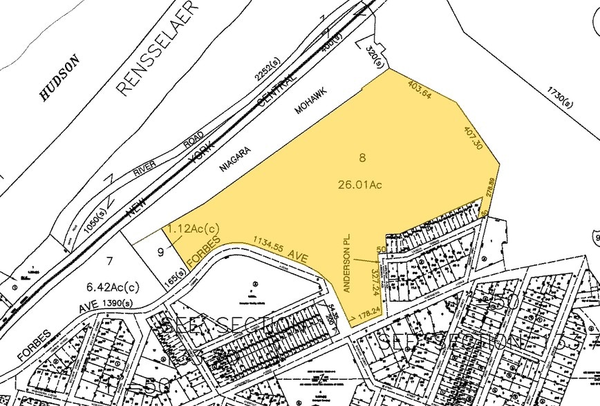 199 Washington Ave, Rensselaer, NY for lease - Plat Map - Image 3 of 4