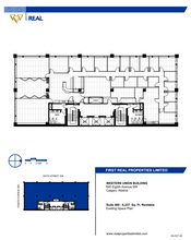 640 8th Ave SW, Calgary, AB for lease Floor Plan- Image 1 of 1