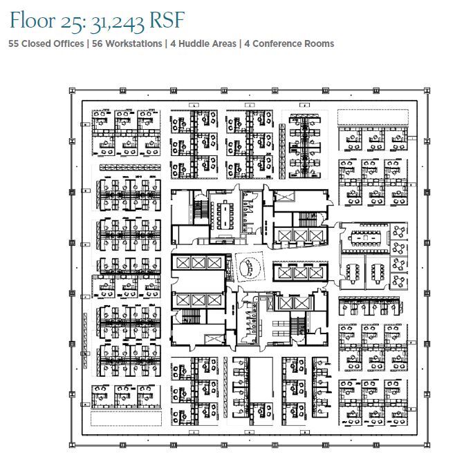 1001 Louisiana St, Houston, TX for lease Floor Plan- Image 1 of 1