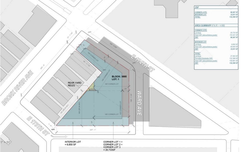 1544 E 174th St, Bronx, NY for sale - Site Plan - Image 3 of 3