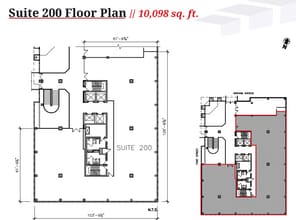 200 Graham Ave, Winnipeg, MB for lease Floor Plan- Image 1 of 1