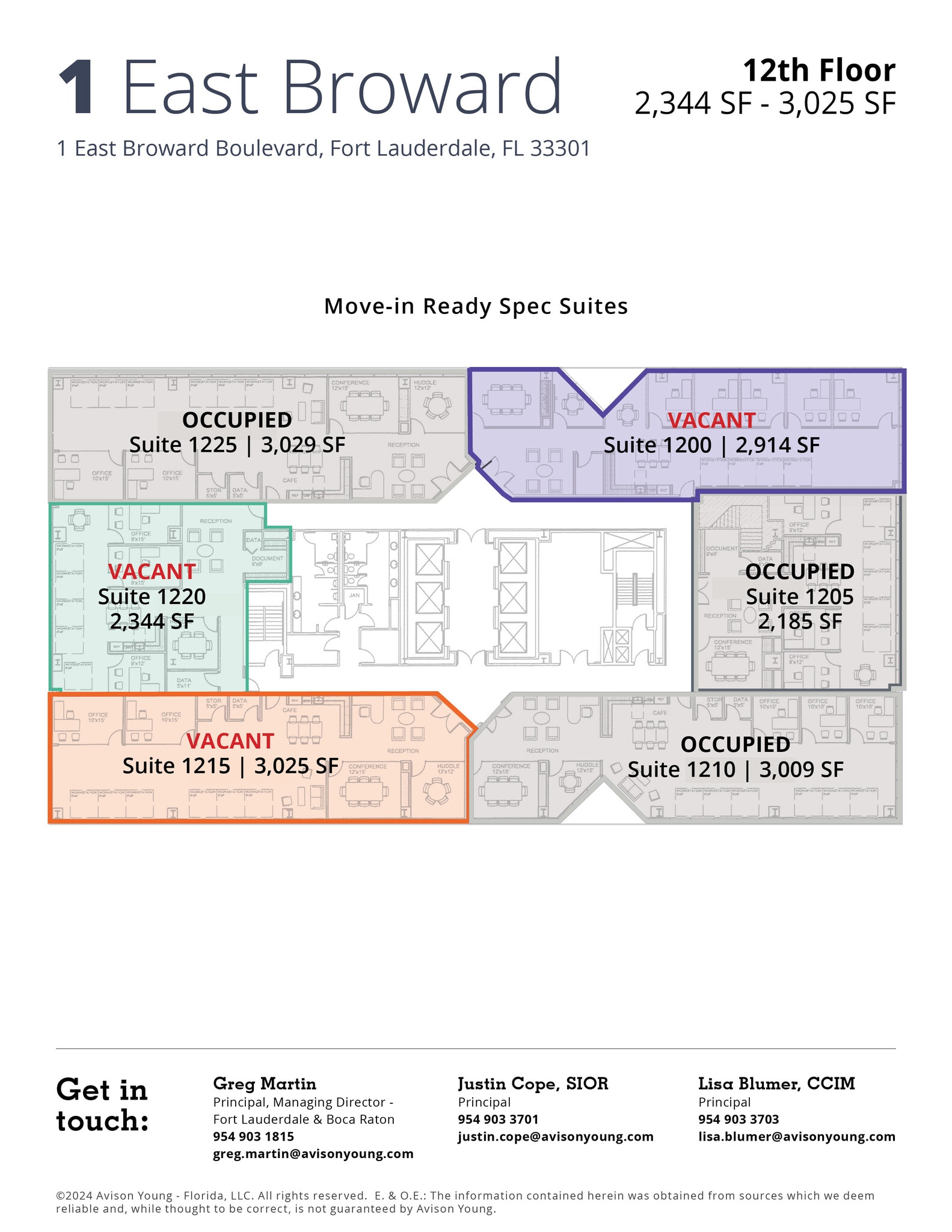 1 E Broward Blvd, Fort Lauderdale, FL for lease Floor Plan- Image 1 of 1