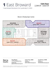 1 E Broward Blvd, Fort Lauderdale, FL for lease Floor Plan- Image 1 of 1