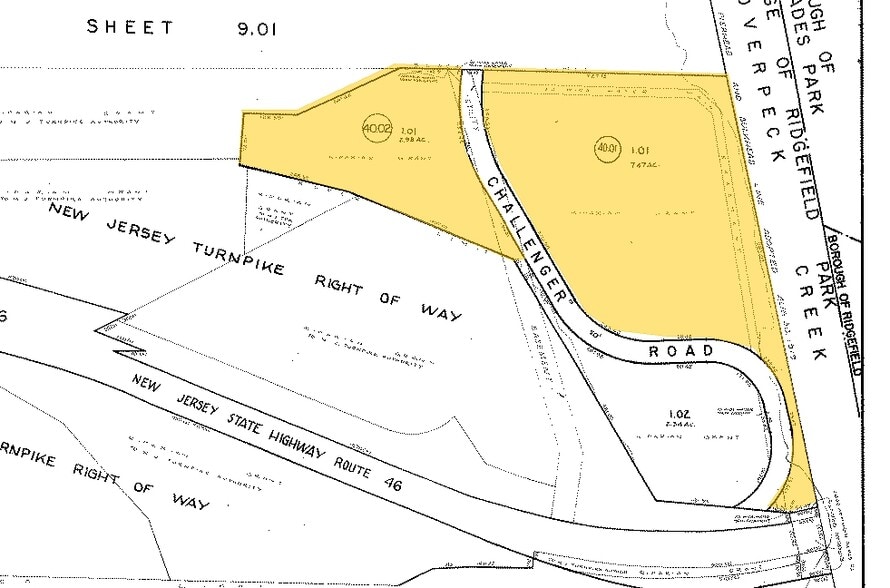 55 Challenger Rd, Ridgefield Park, NJ for lease - Plat Map - Image 2 of 8