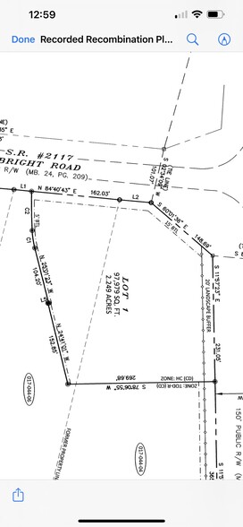 Hwy 21 And Hambright Rd, Huntersville, NC for sale - Plat Map - Image 3 of 3