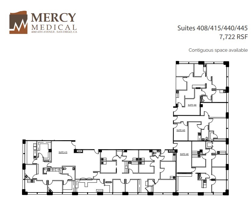 4060 4th Ave, San Diego, CA for lease Floor Plan- Image 1 of 1