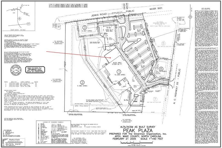 1779 W Williams St, Apex, NC for lease - Site Plan - Image 1 of 4