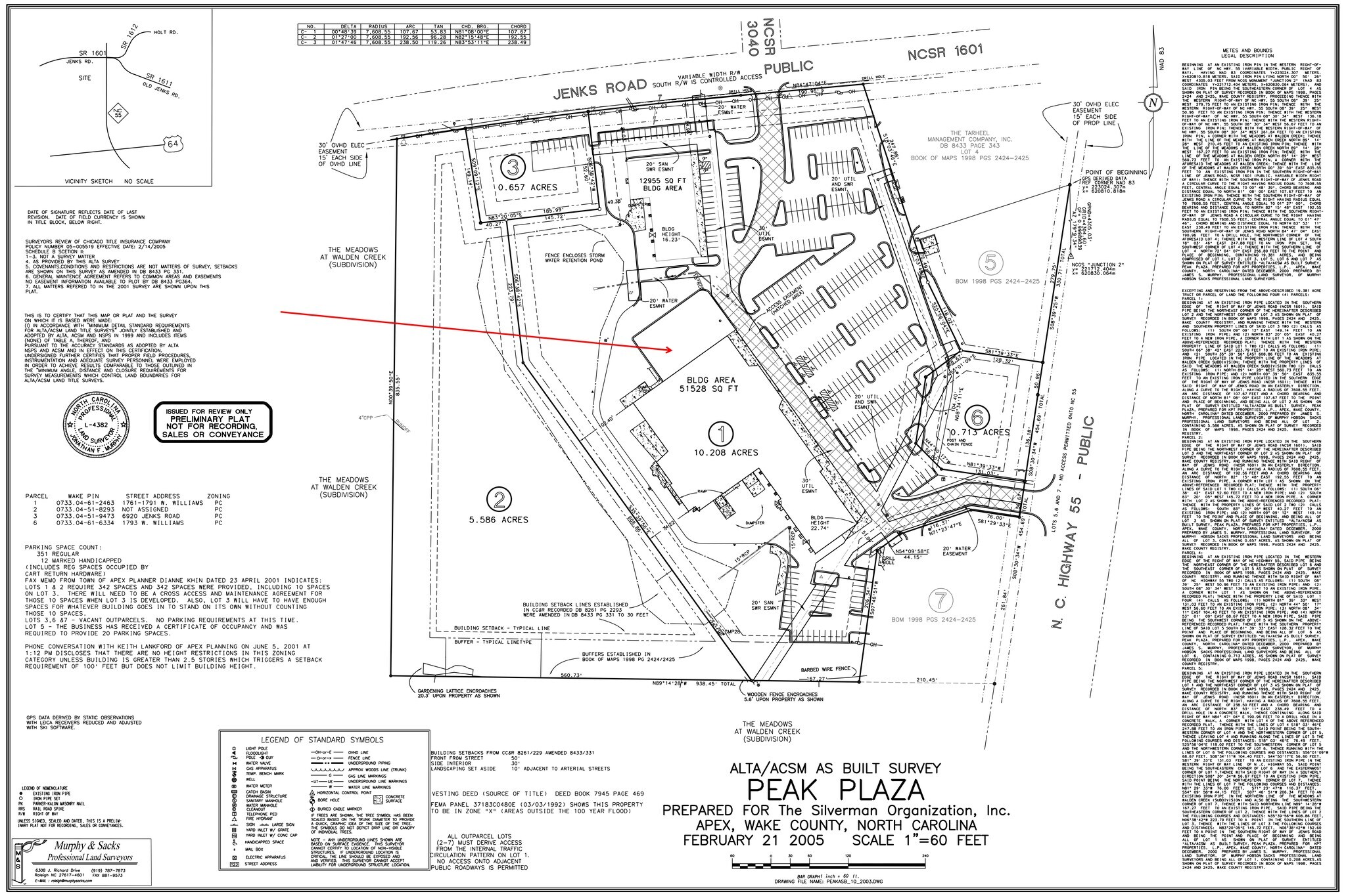 1779 W Williams St, Apex, NC for lease Site Plan- Image 1 of 5