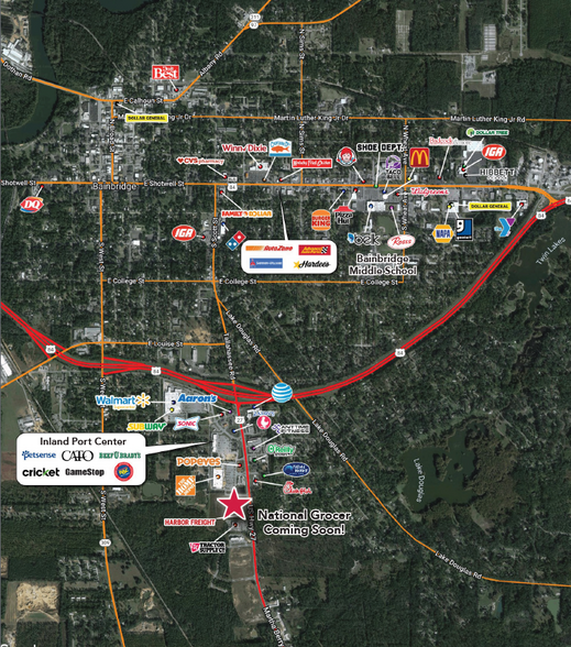 1420 Tallahassee hwy, Bainbridge, GA for sale - Building Photo - Image 2 of 2