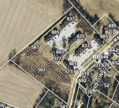 601 Main St, Lillington, NC - aerial  map view