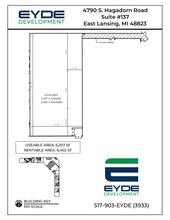 4790 S Hagadorn Rd, East Lansing, MI for lease Site Plan- Image 1 of 1