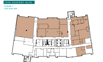 2000 Seaport Blvd, Redwood City, CA for lease Floor Plan- Image 1 of 1