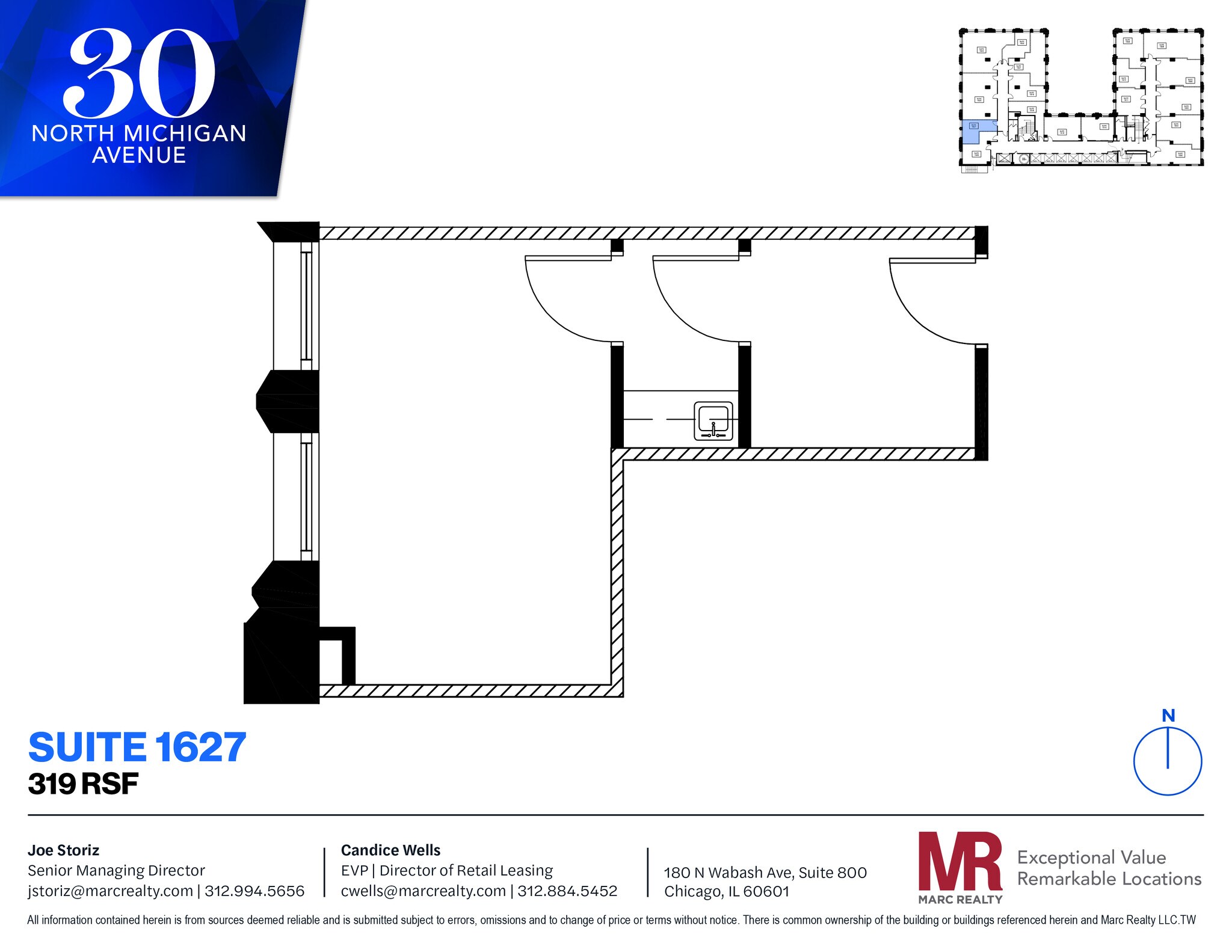 30 N Michigan Ave, Chicago, IL for lease Floor Plan- Image 1 of 5