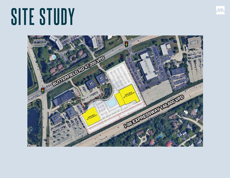 Butterfield Rd & Meyers Rd, Oak Brook, IL for lease - Building Photo - Image 2 of 7