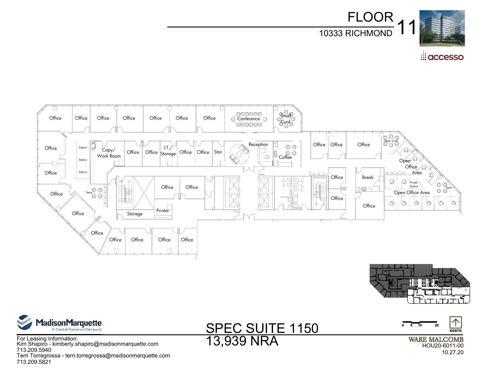 10333 Richmond Ave, Houston, TX for lease Floor Plan- Image 1 of 9