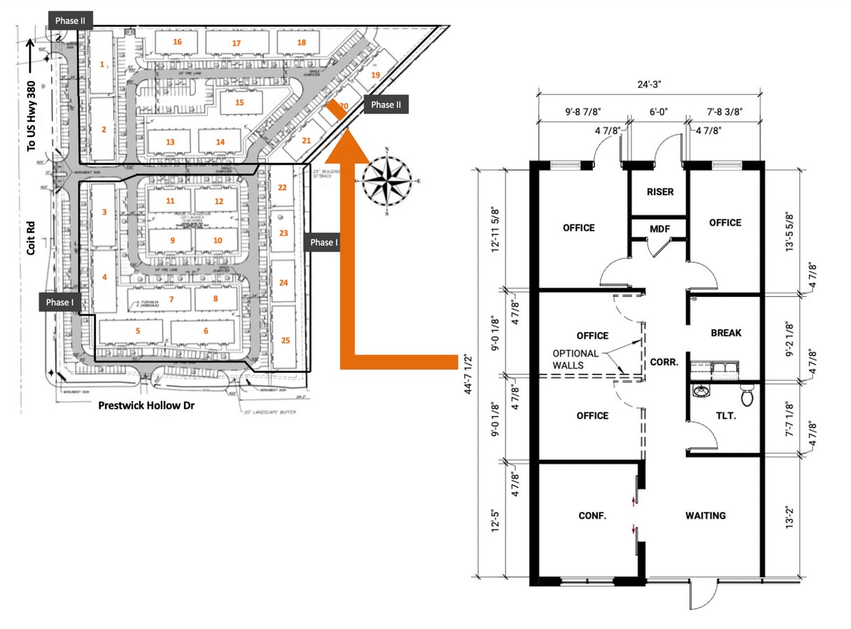 1400 N Coit Rd, McKinney, TX 75071 - Unit 2003 - - Floor Plan - Image 1 of 8