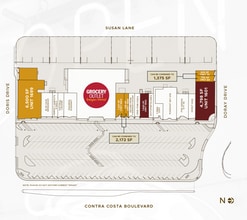 1601-1699 Contra Costa Blvd, Pleasant Hill, CA for lease Site Plan- Image 1 of 1