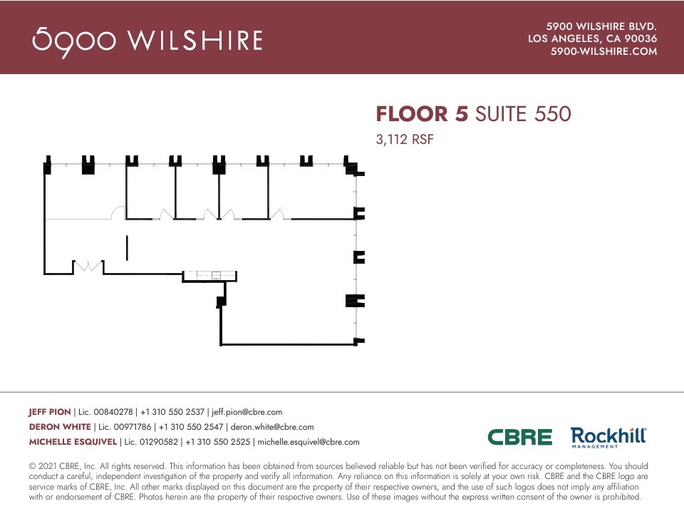 5900 Wilshire Blvd, Los Angeles, CA for lease Floor Plan- Image 1 of 1